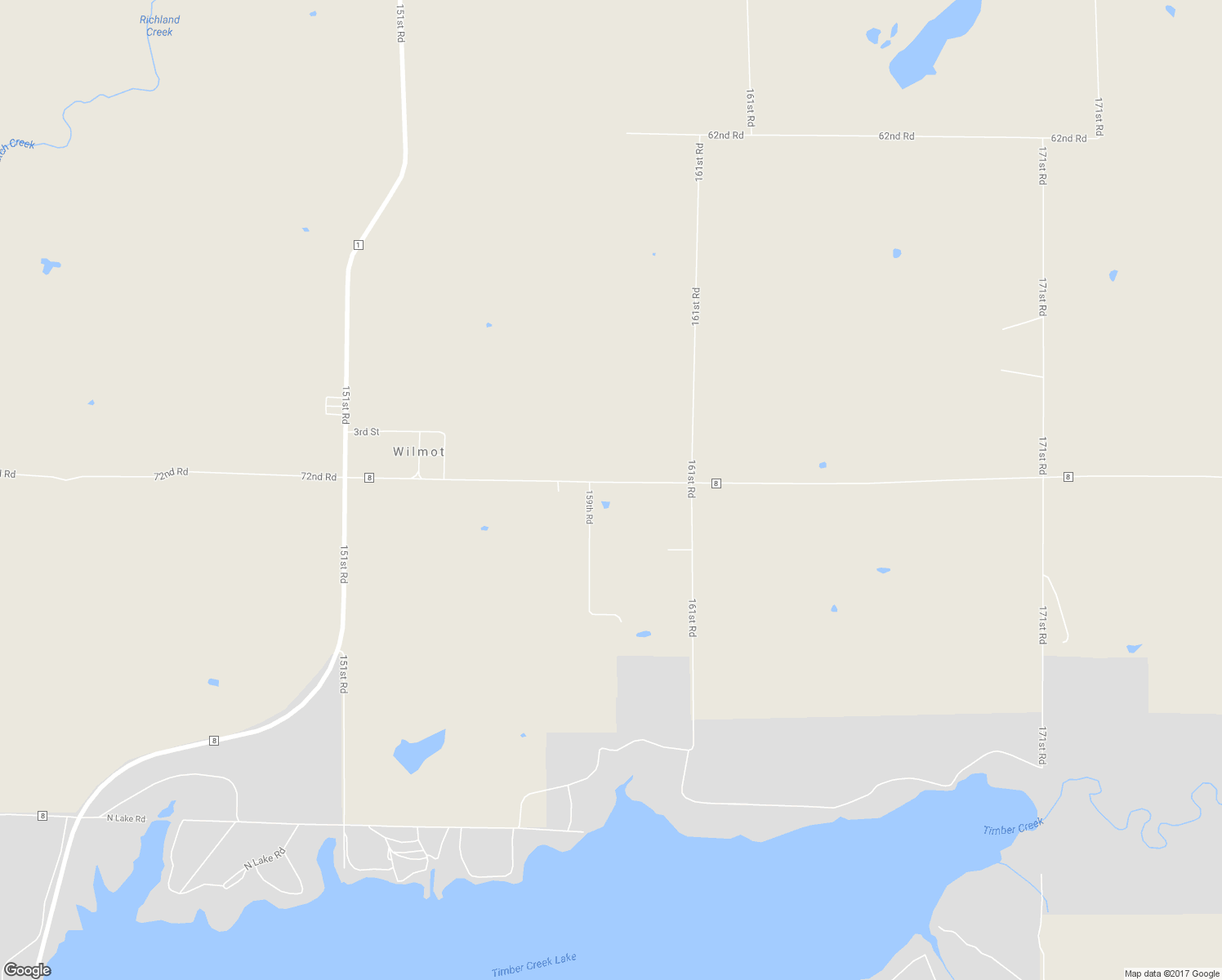 map of restaurants, bars, coffee shops, grocery stores, and more near 16759 72nd Road in Winfield