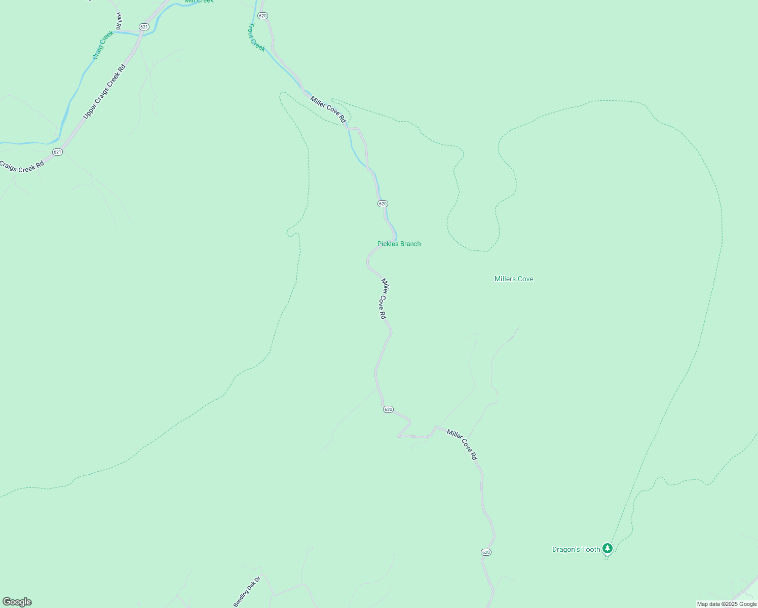 map of restaurants, bars, coffee shops, grocery stores, and more near 8068 Miller Cove Road in Catawba