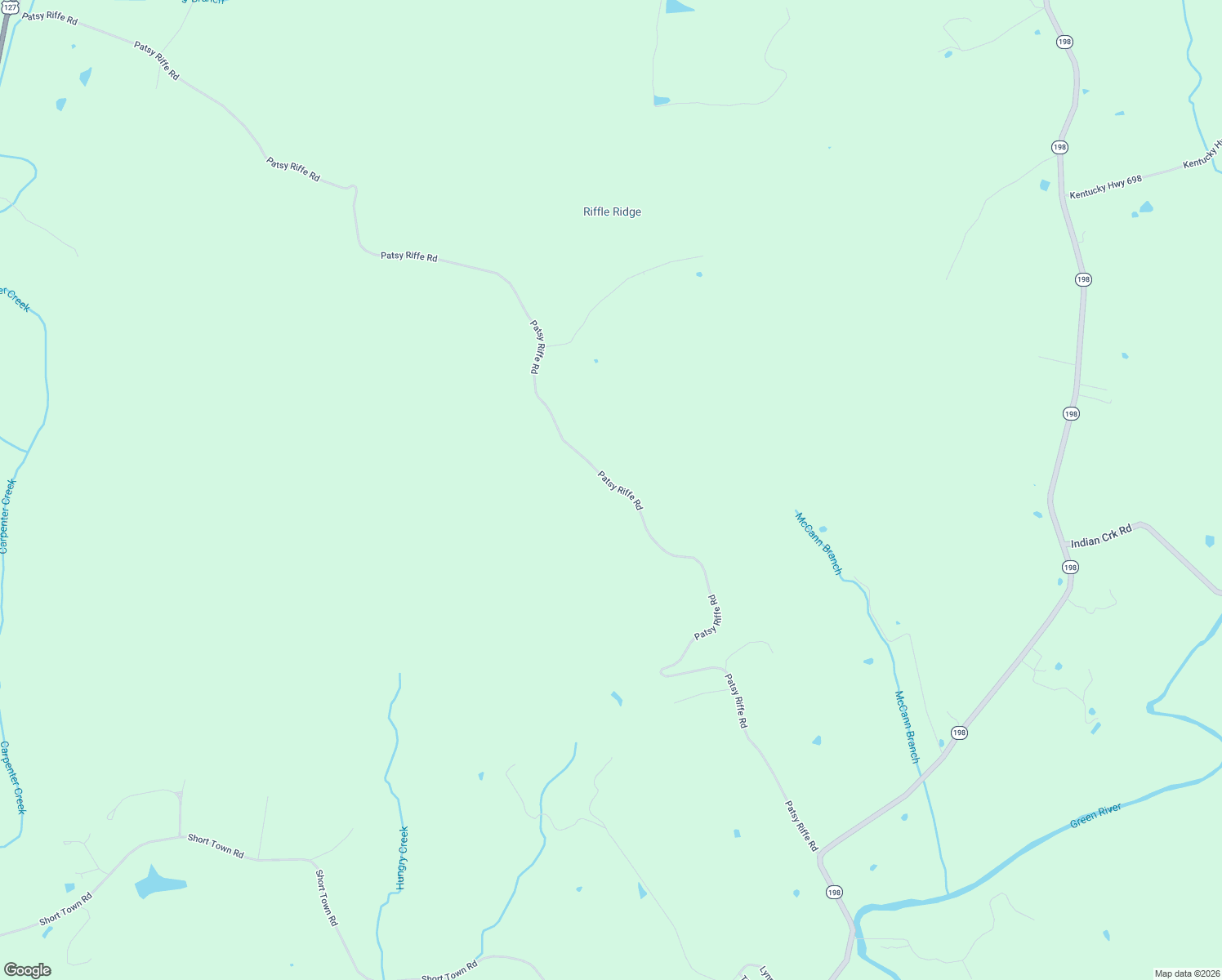 map of restaurants, bars, coffee shops, grocery stores, and more near 1595 Patsy Riffe Road in Middleburg