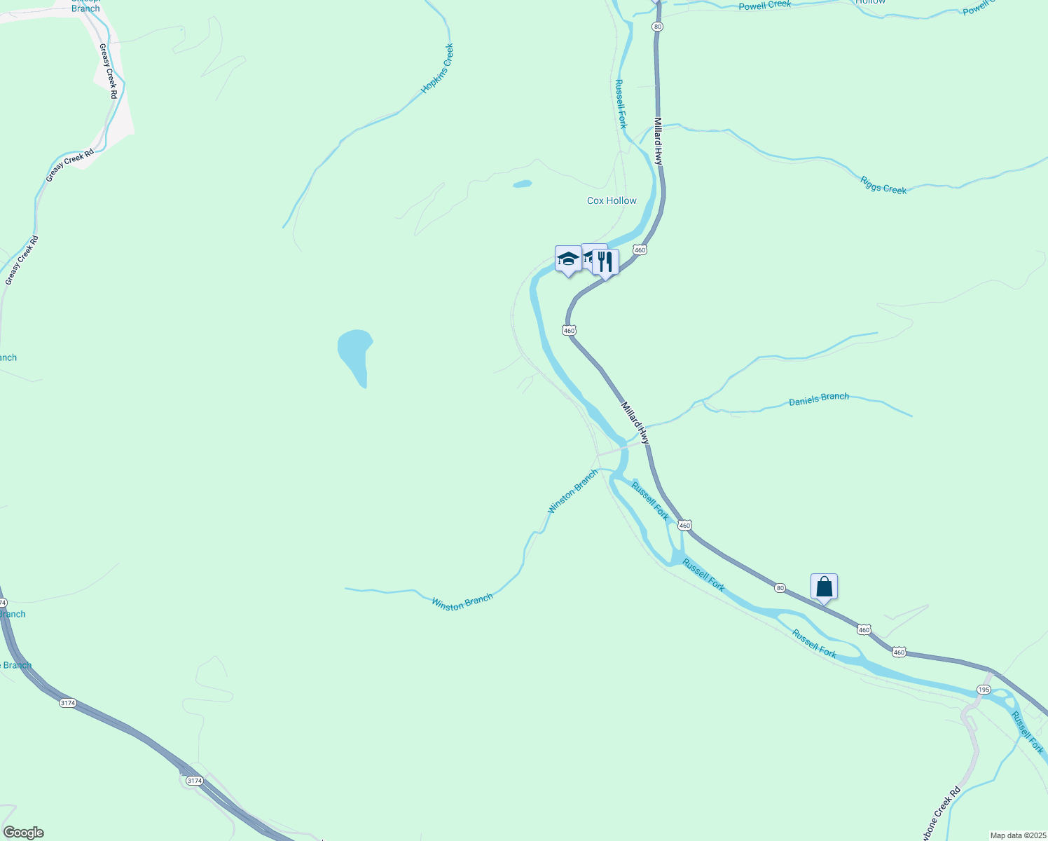 map of restaurants, bars, coffee shops, grocery stores, and more near in Nelse