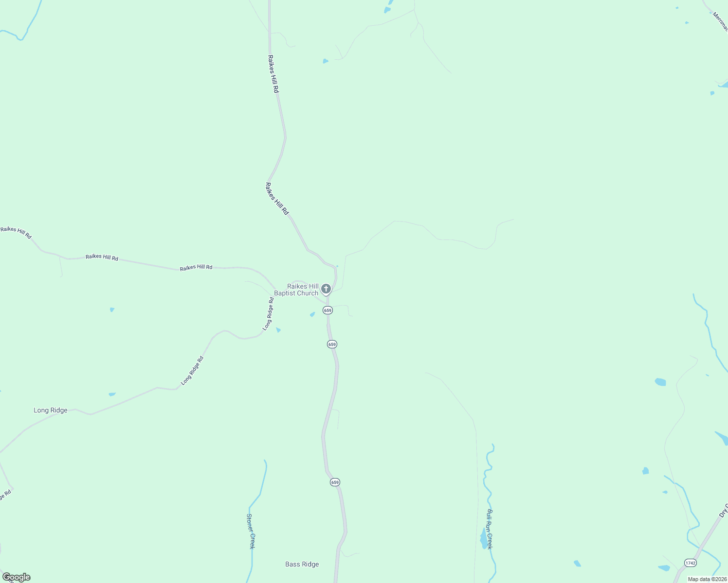 map of restaurants, bars, coffee shops, grocery stores, and more near in Merrimac