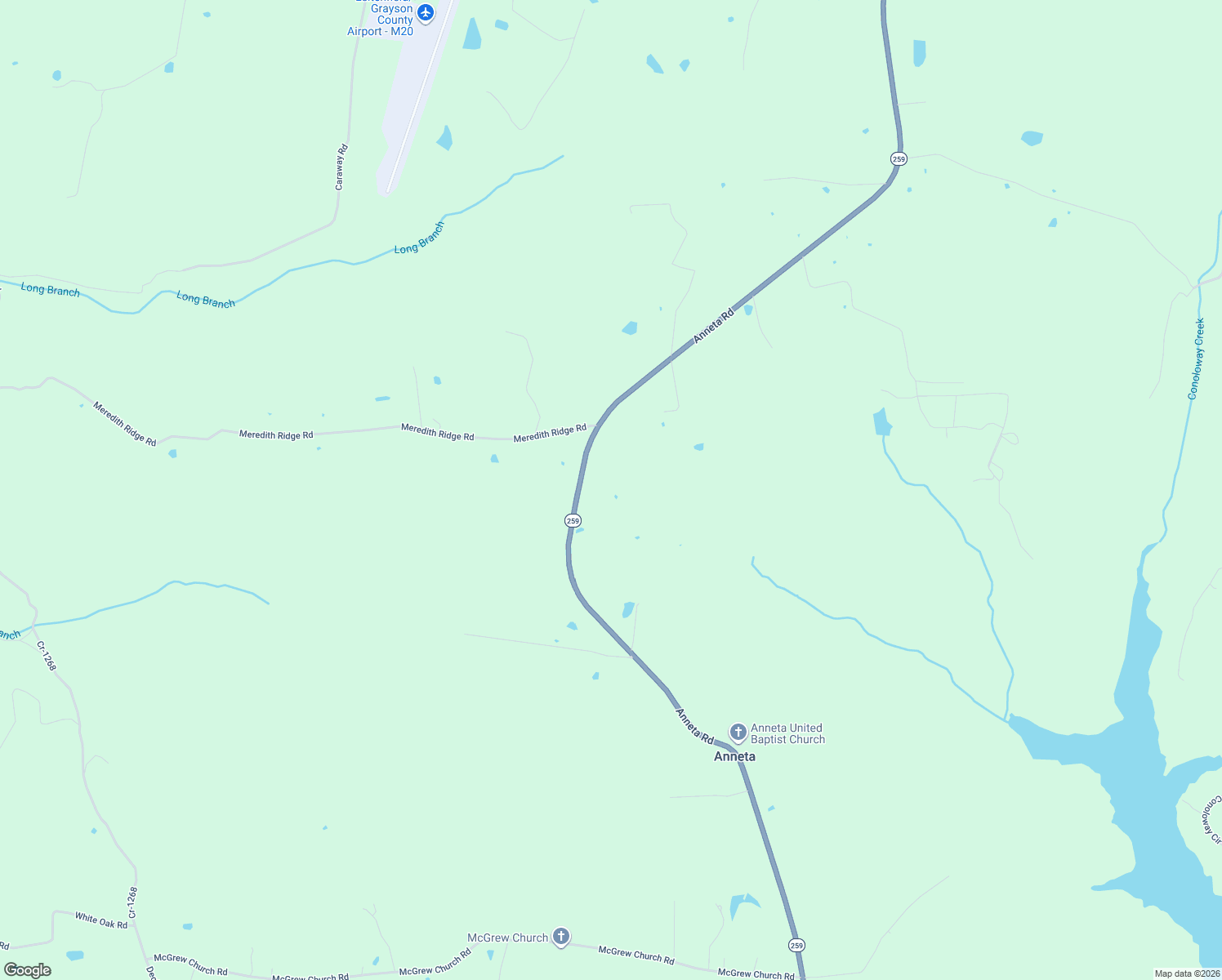 map of restaurants, bars, coffee shops, grocery stores, and more near 9050 Anneta Road in Leitchfield