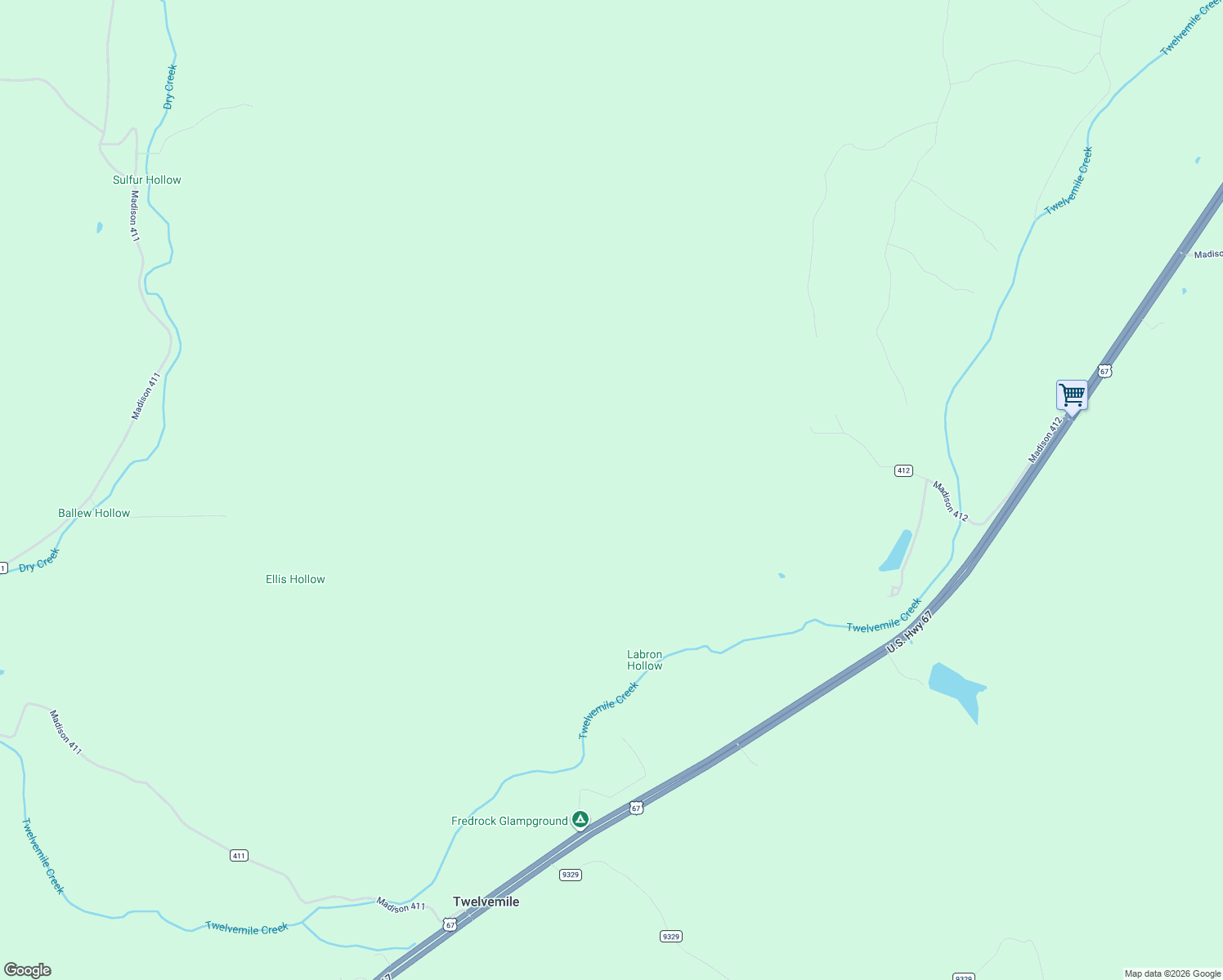 map of restaurants, bars, coffee shops, grocery stores, and more near in Twelvemile