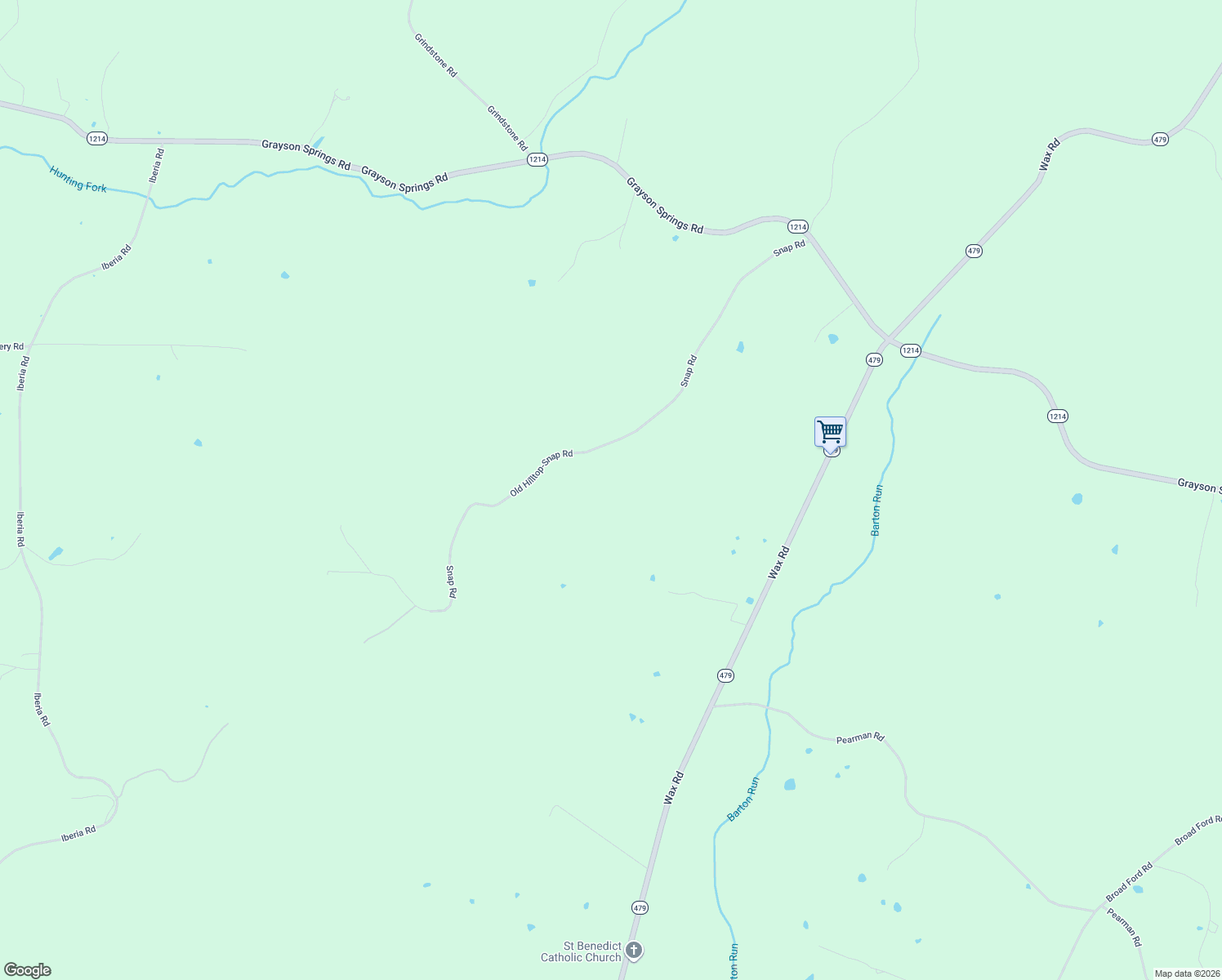 map of restaurants, bars, coffee shops, grocery stores, and more near in Wax