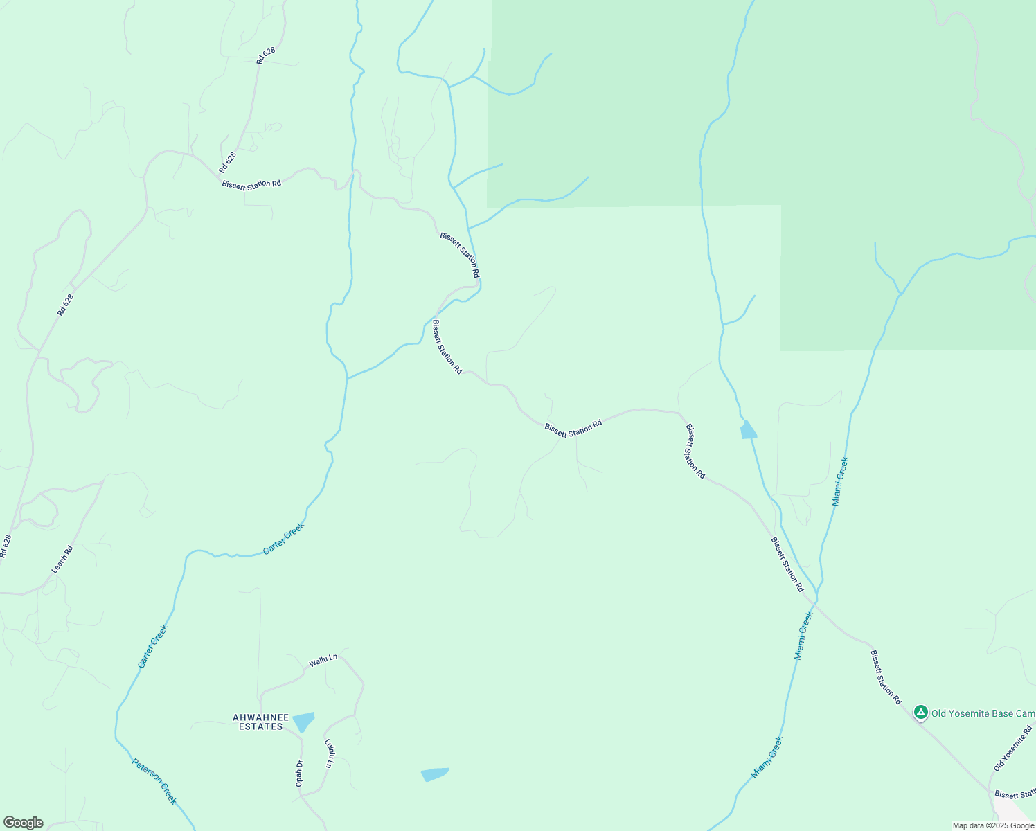 map of restaurants, bars, coffee shops, grocery stores, and more near 47112 Bissett Station Road in Oakhurst