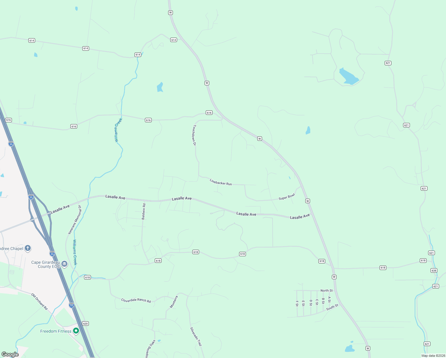 map of restaurants, bars, coffee shops, grocery stores, and more near 267 Linebacker Run in Jackson