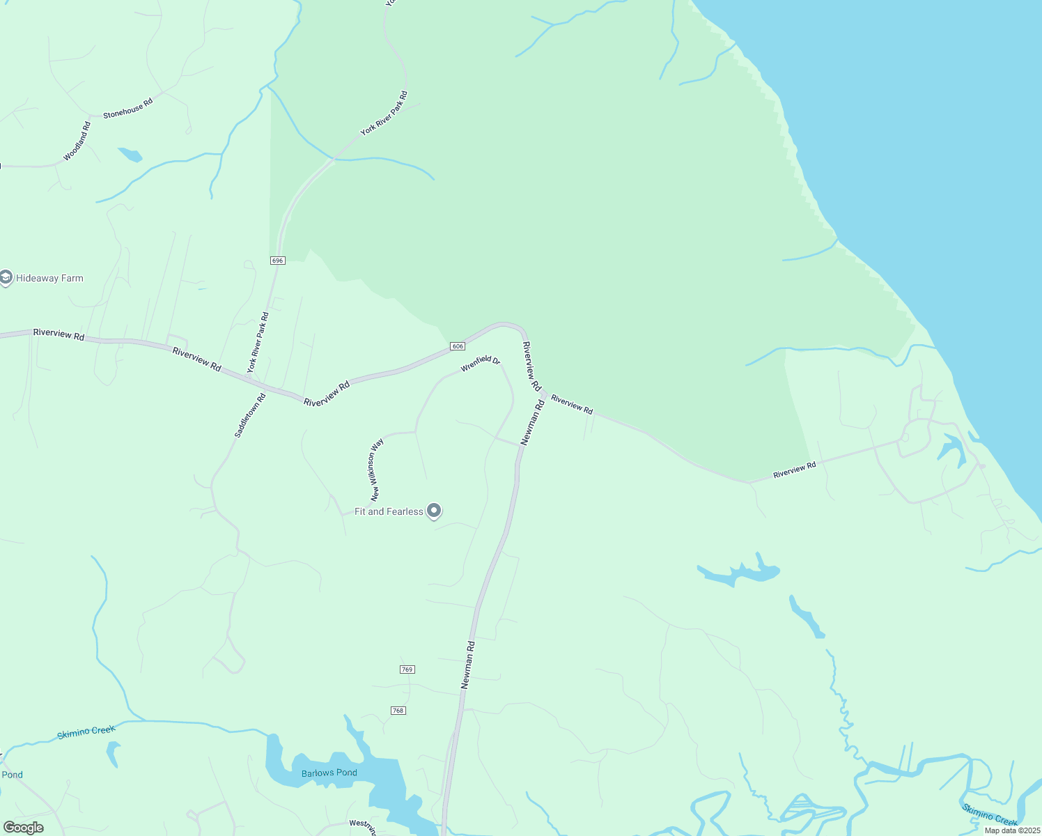 map of restaurants, bars, coffee shops, grocery stores, and more near 8204 Wrenfield Dr in Williamsburg
