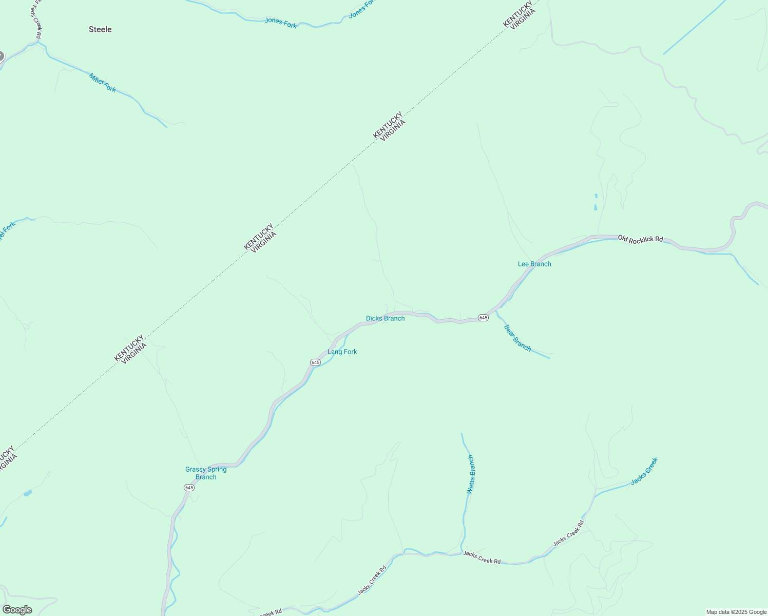 map of restaurants, bars, coffee shops, grocery stores, and more near 4095 Old Rocklick Road in Big Rock