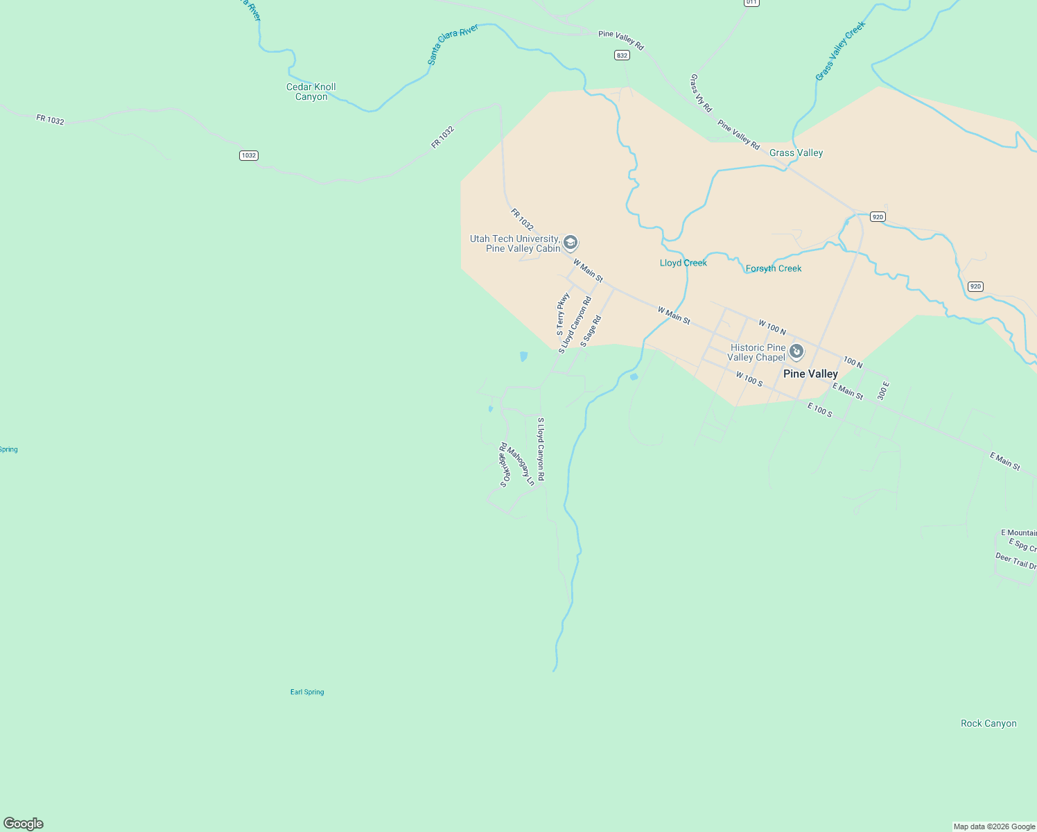map of restaurants, bars, coffee shops, grocery stores, and more near 781 Hillside Drive in Pine Valley