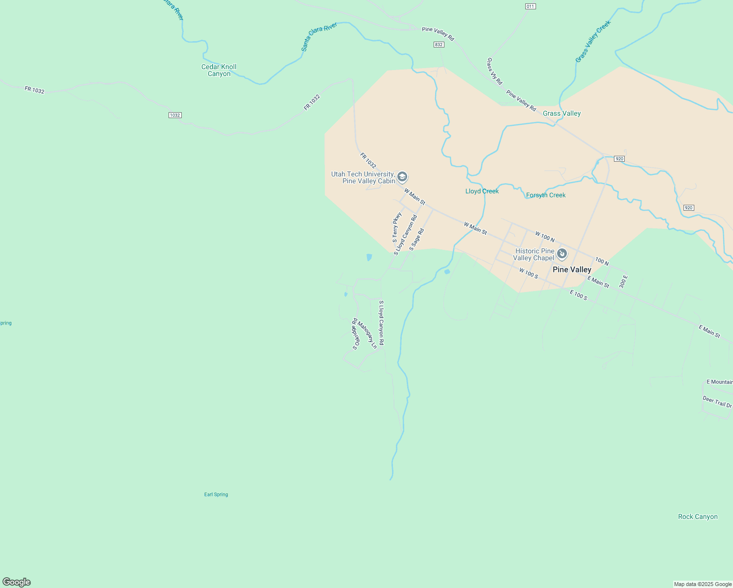 map of restaurants, bars, coffee shops, grocery stores, and more near 780 Hillside Drive in Pine Valley