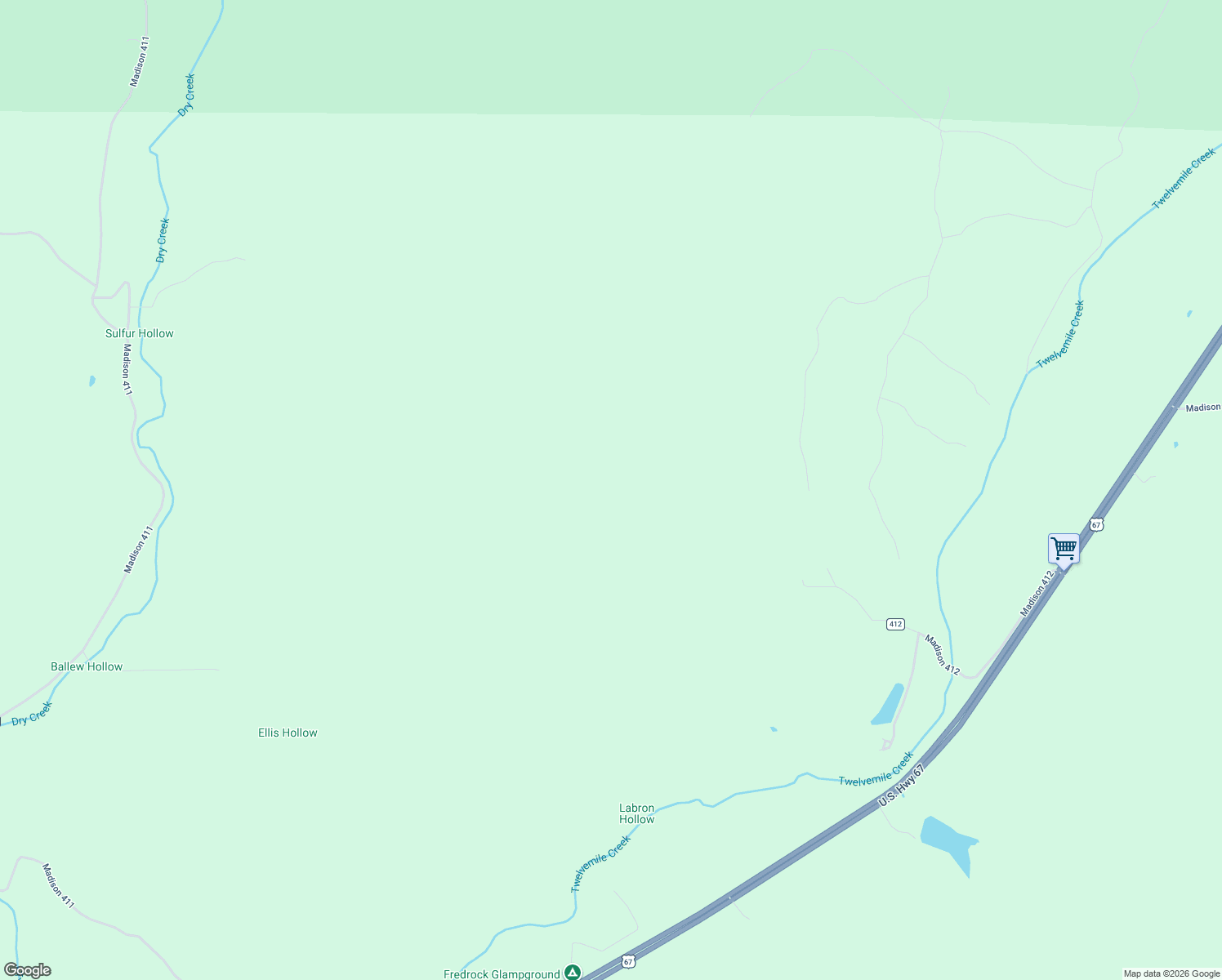 map of restaurants, bars, coffee shops, grocery stores, and more near in Twelvemile