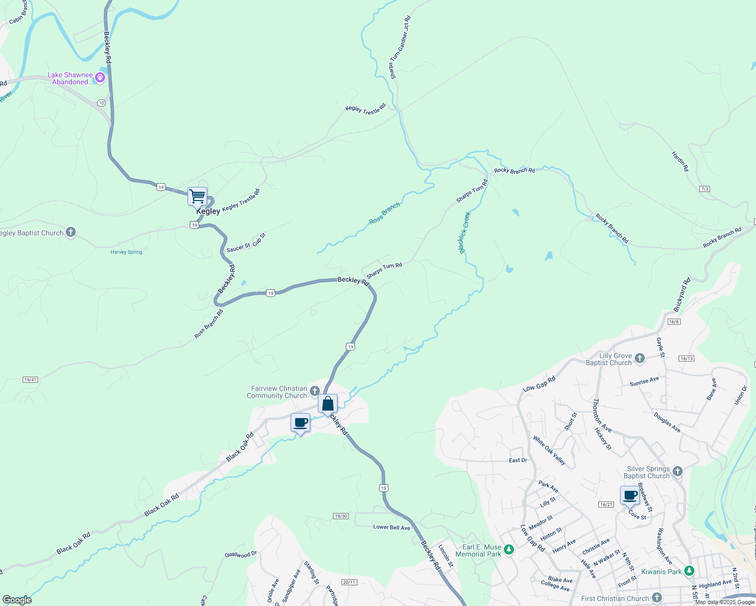 map of restaurants, bars, coffee shops, grocery stores, and more near 1870 Beckley Road in Princeton