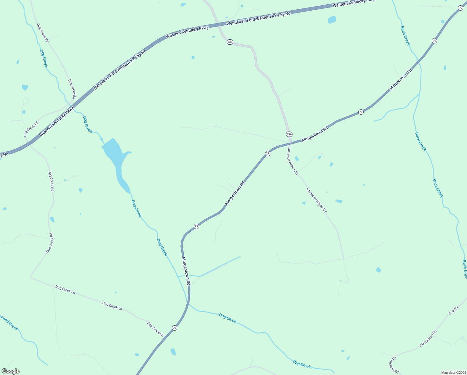 map of restaurants, bars, coffee shops, grocery stores, and more near 3543 Morgantown Road in Caneyville