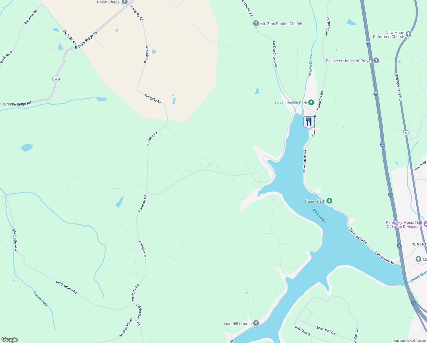 map of restaurants, bars, coffee shops, grocery stores, and more near Barnett Road in Mount Vernon