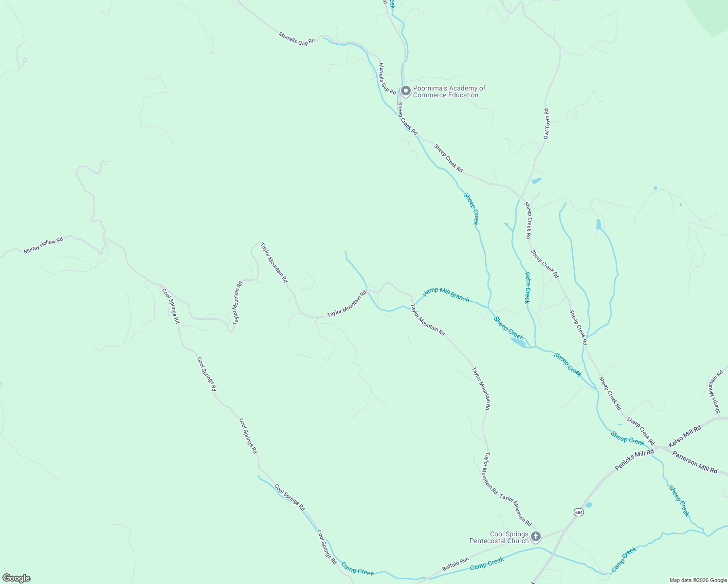 map of restaurants, bars, coffee shops, grocery stores, and more near 2723 Taylor Mountain Road in Thaxton