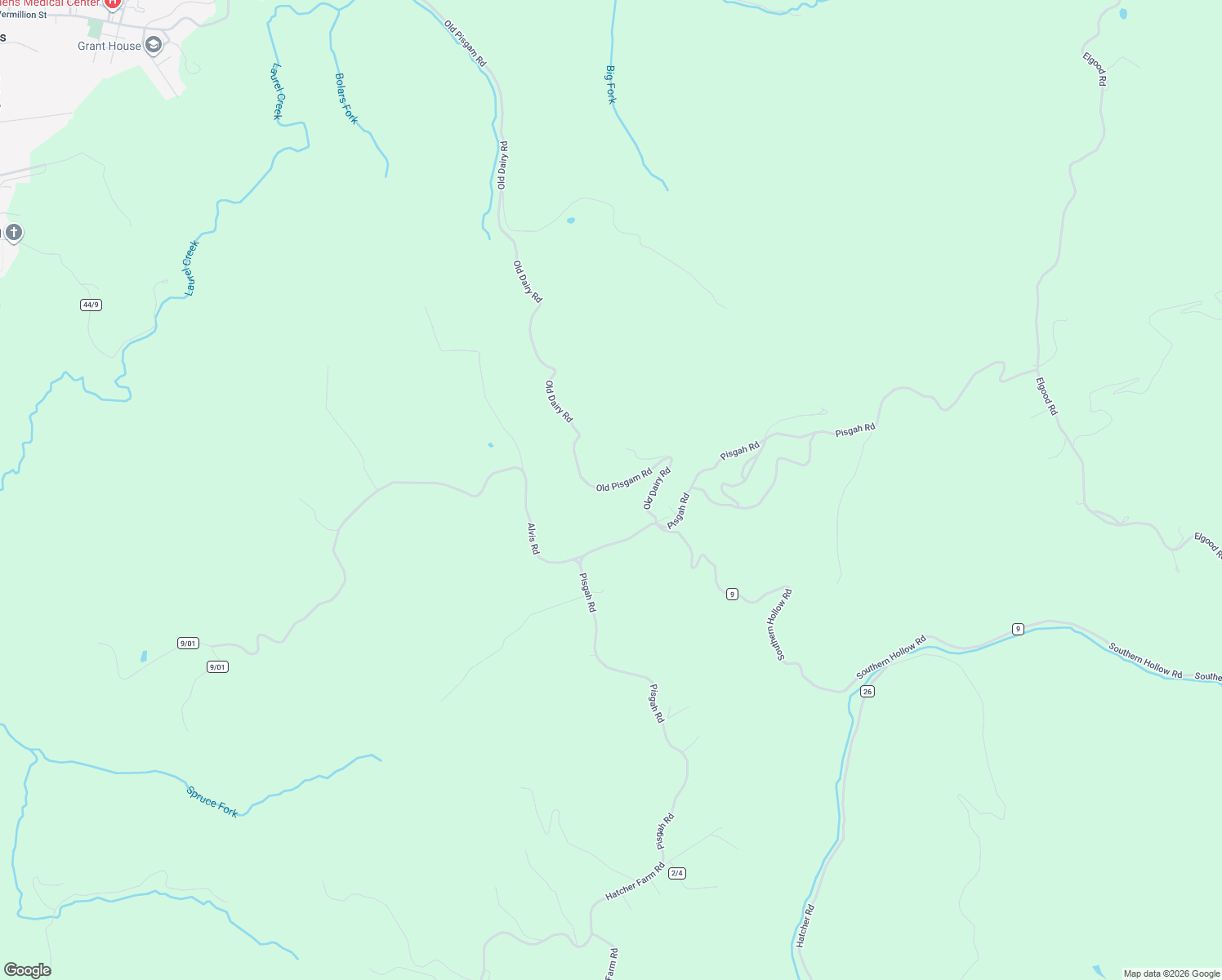 map of restaurants, bars, coffee shops, grocery stores, and more near 2100 Old Pisgam Road in Princeton