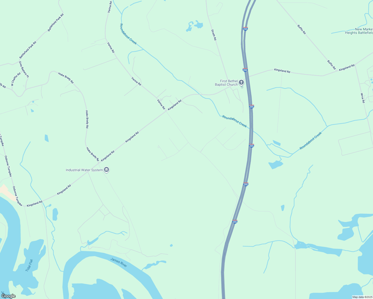 map of restaurants, bars, coffee shops, grocery stores, and more near 2537 Patricia Road in Richmond