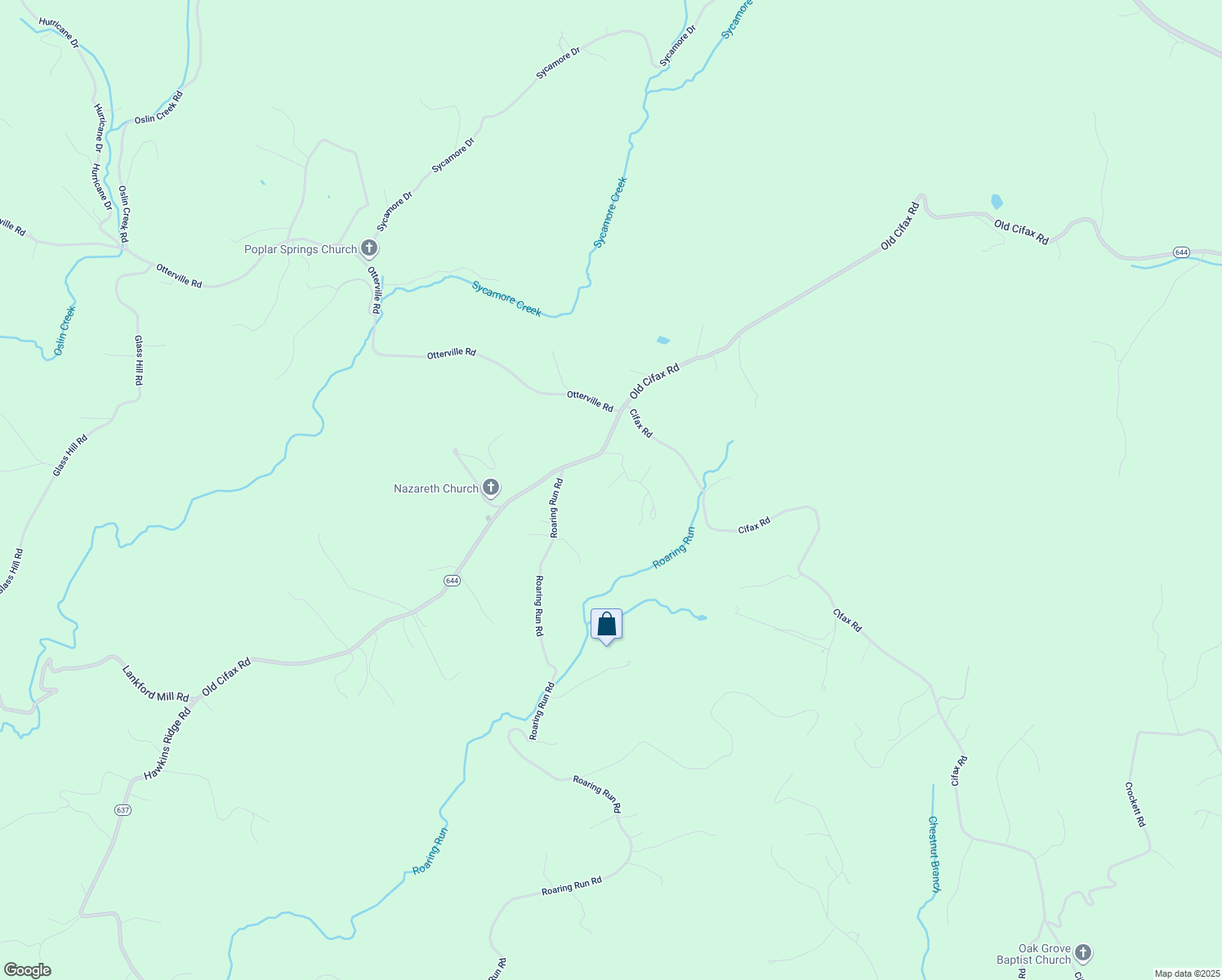 map of restaurants, bars, coffee shops, grocery stores, and more near 1121 Century Drive in Goode