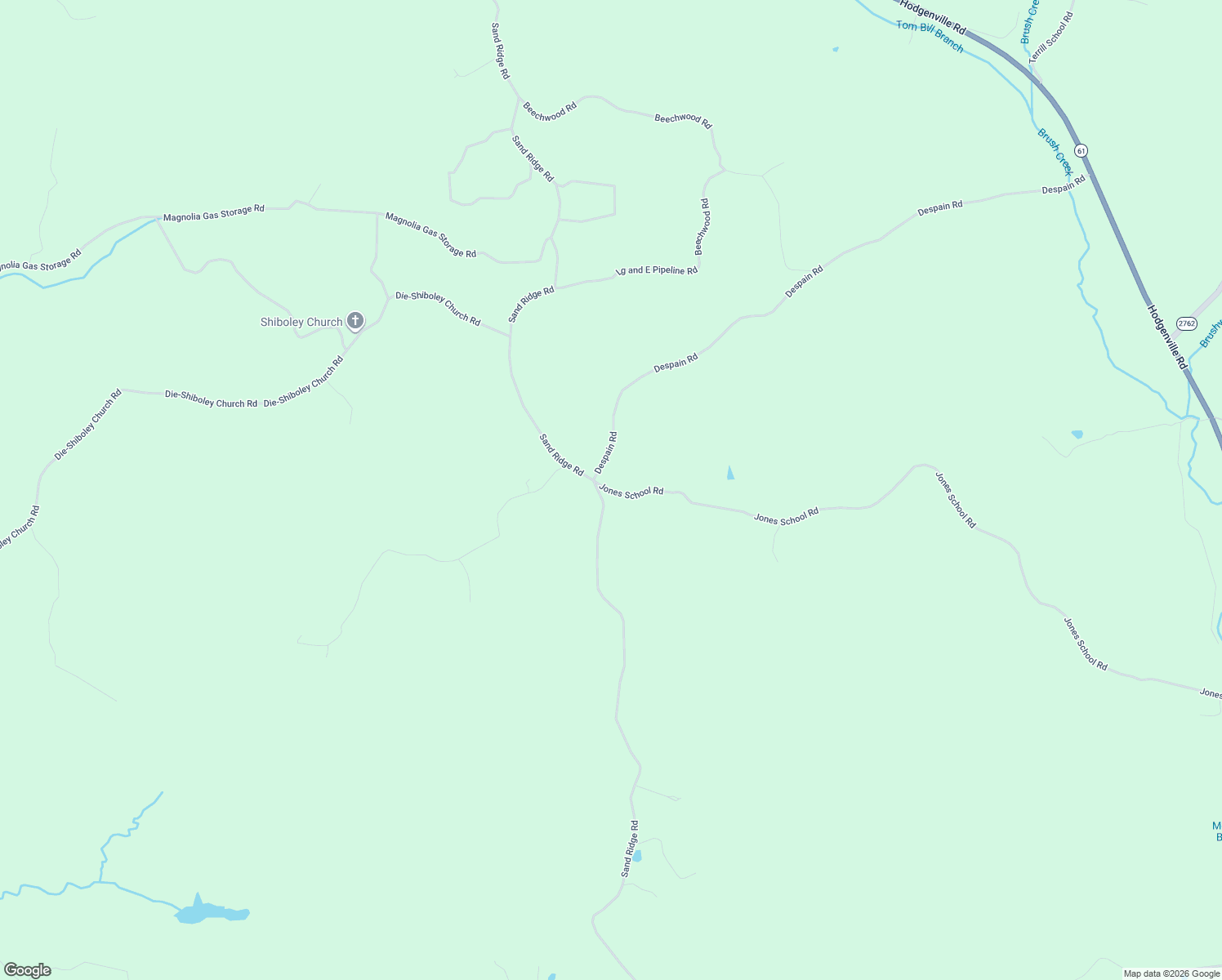 map of restaurants, bars, coffee shops, grocery stores, and more near Jones School Road in Magnolia