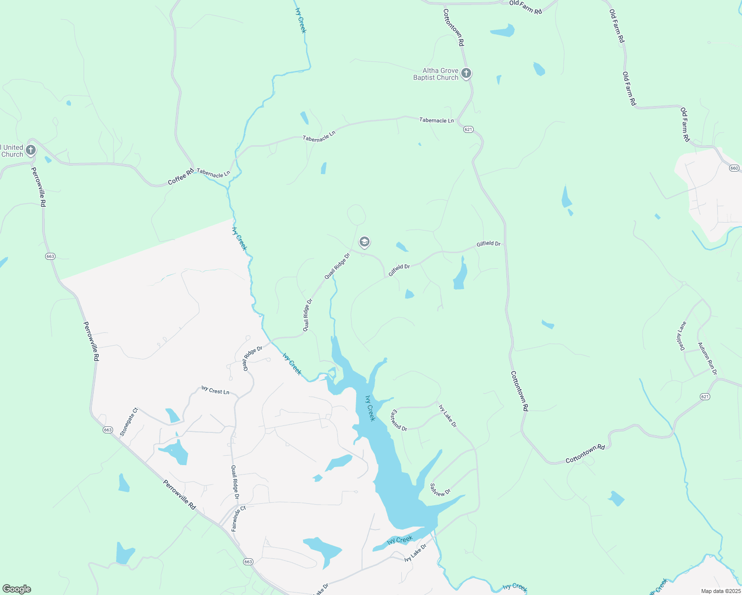 map of restaurants, bars, coffee shops, grocery stores, and more near 1132 Lakepointe Drive in Forest