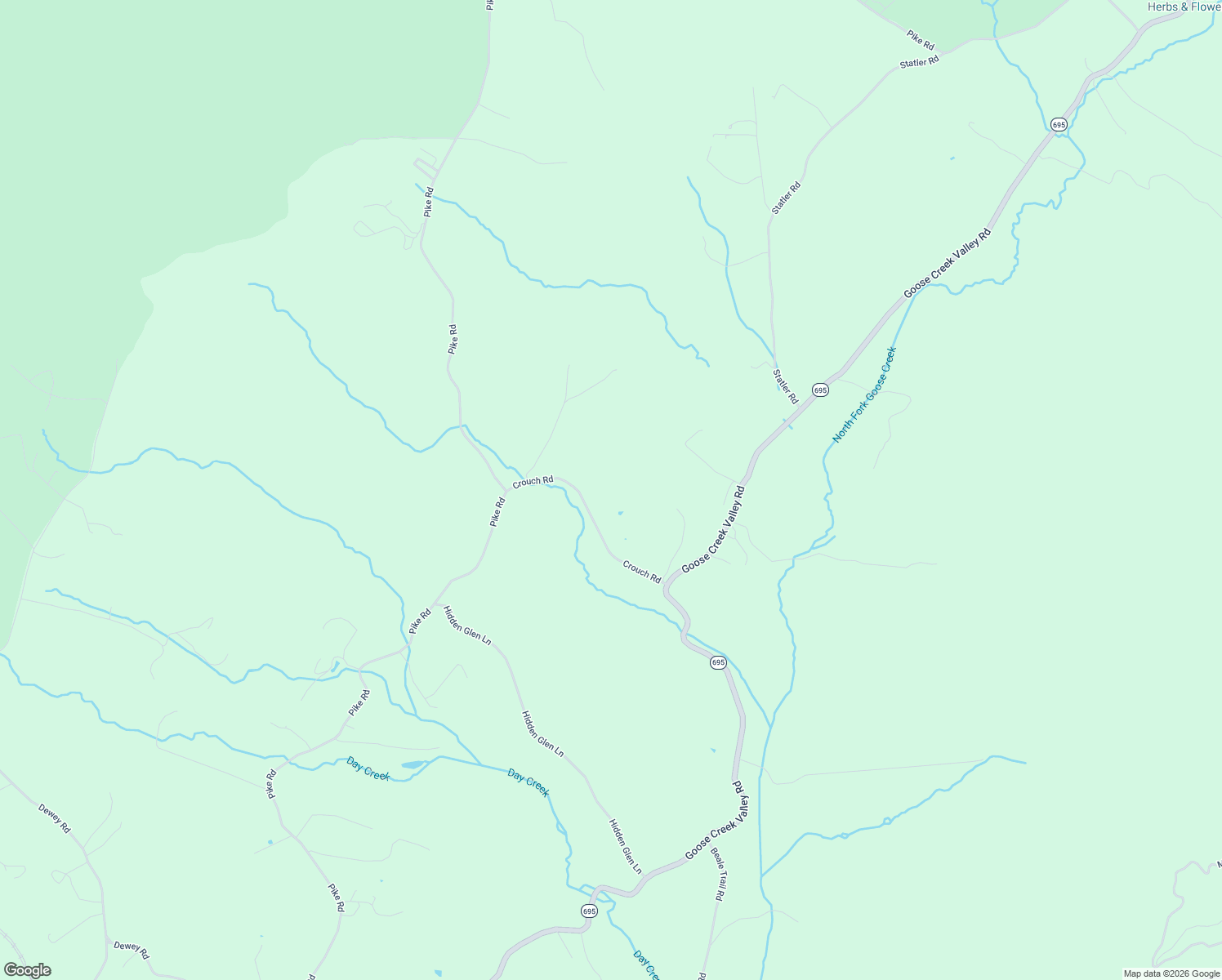 map of restaurants, bars, coffee shops, grocery stores, and more near 1211 Crouch Road in Montvale