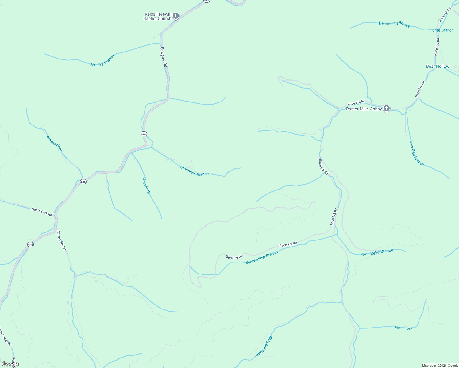 map of restaurants, bars, coffee shops, grocery stores, and more near 1709 May Branch Road in Hurley