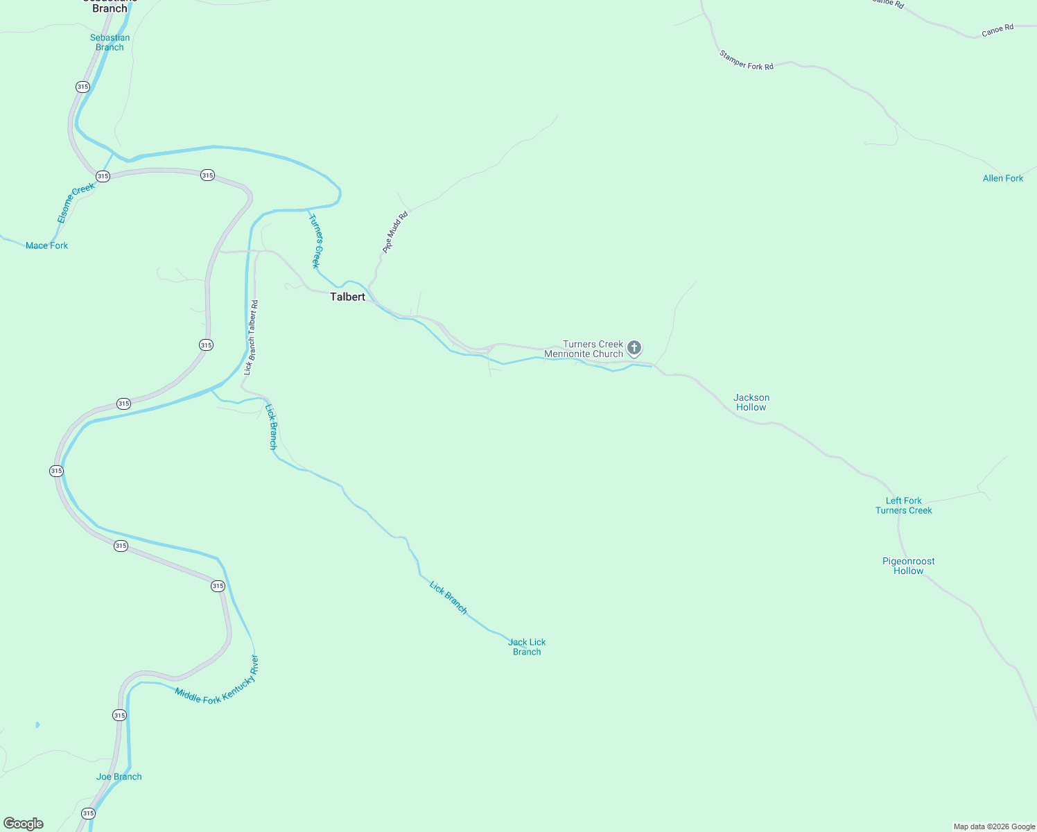 map of restaurants, bars, coffee shops, grocery stores, and more near 89 Herald Lane in Talbert
