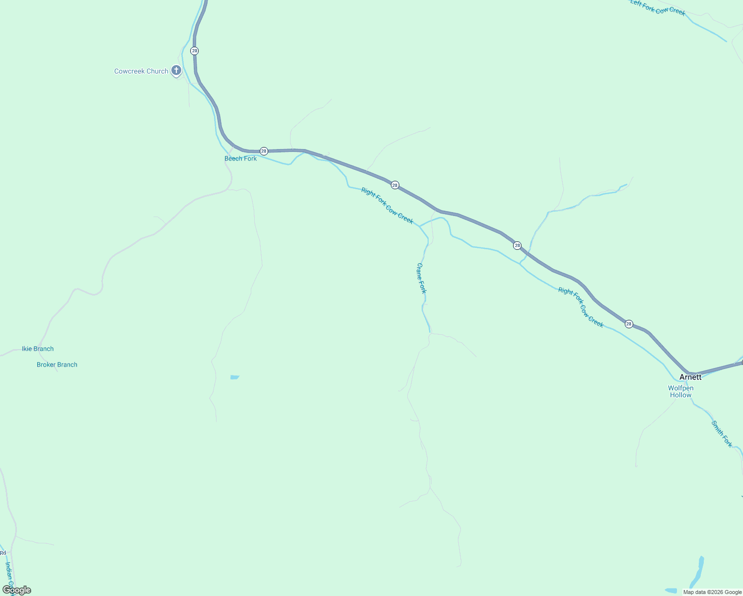 map of restaurants, bars, coffee shops, grocery stores, and more near in Arnett