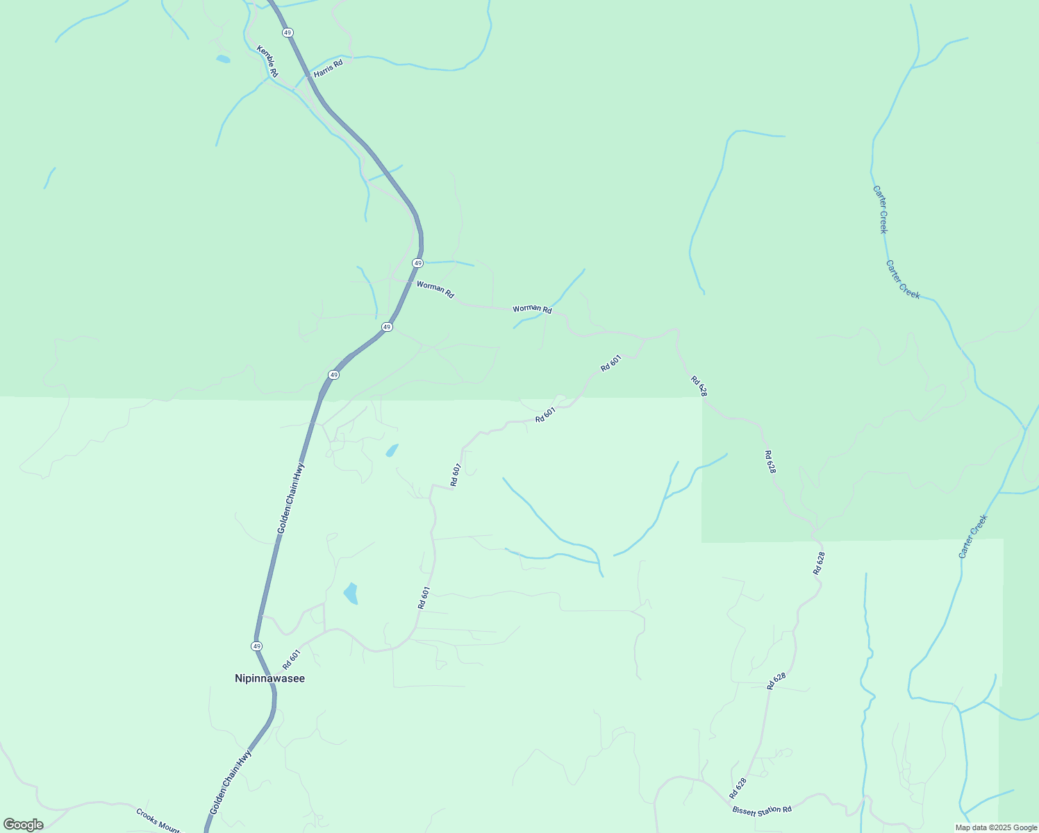 map of restaurants, bars, coffee shops, grocery stores, and more near 59788 Road 601 in Ahwahnee