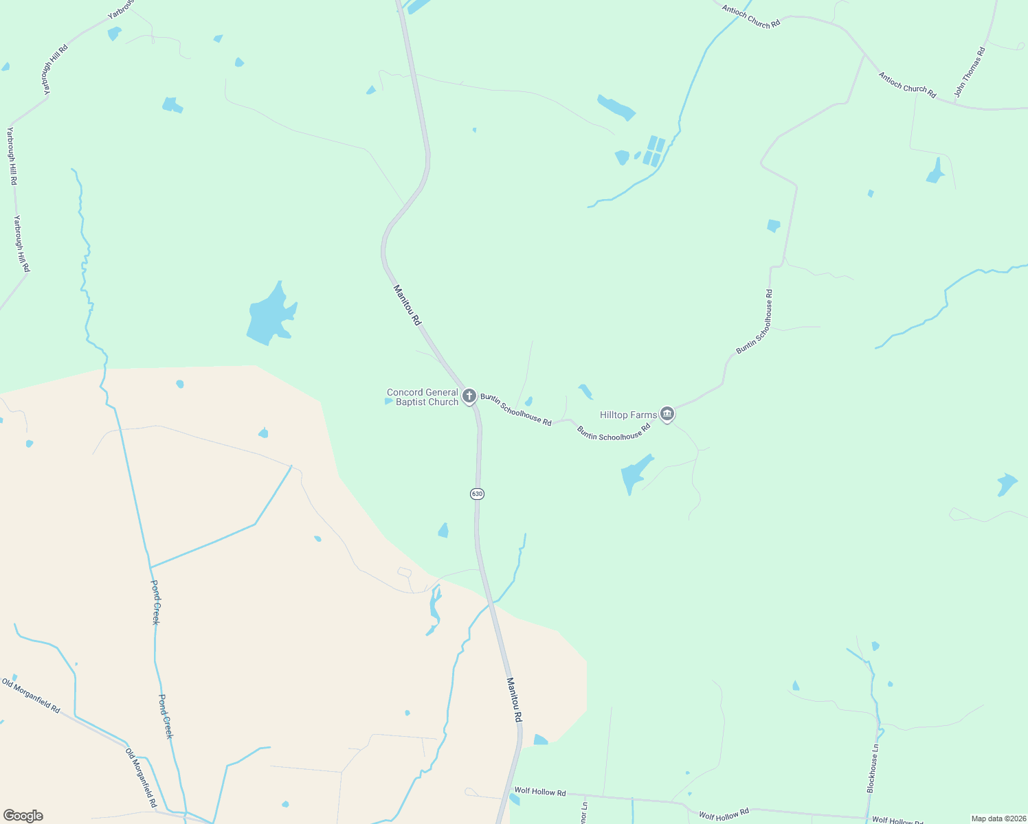 map of restaurants, bars, coffee shops, grocery stores, and more near 2132 Buntin Schoolhouse Road in Manitou