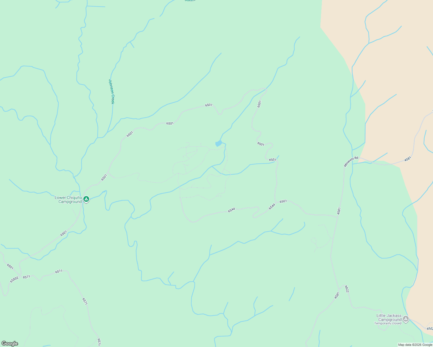 map of restaurants, bars, coffee shops, grocery stores, and more near 64781 South Meadow Drive in North Fork