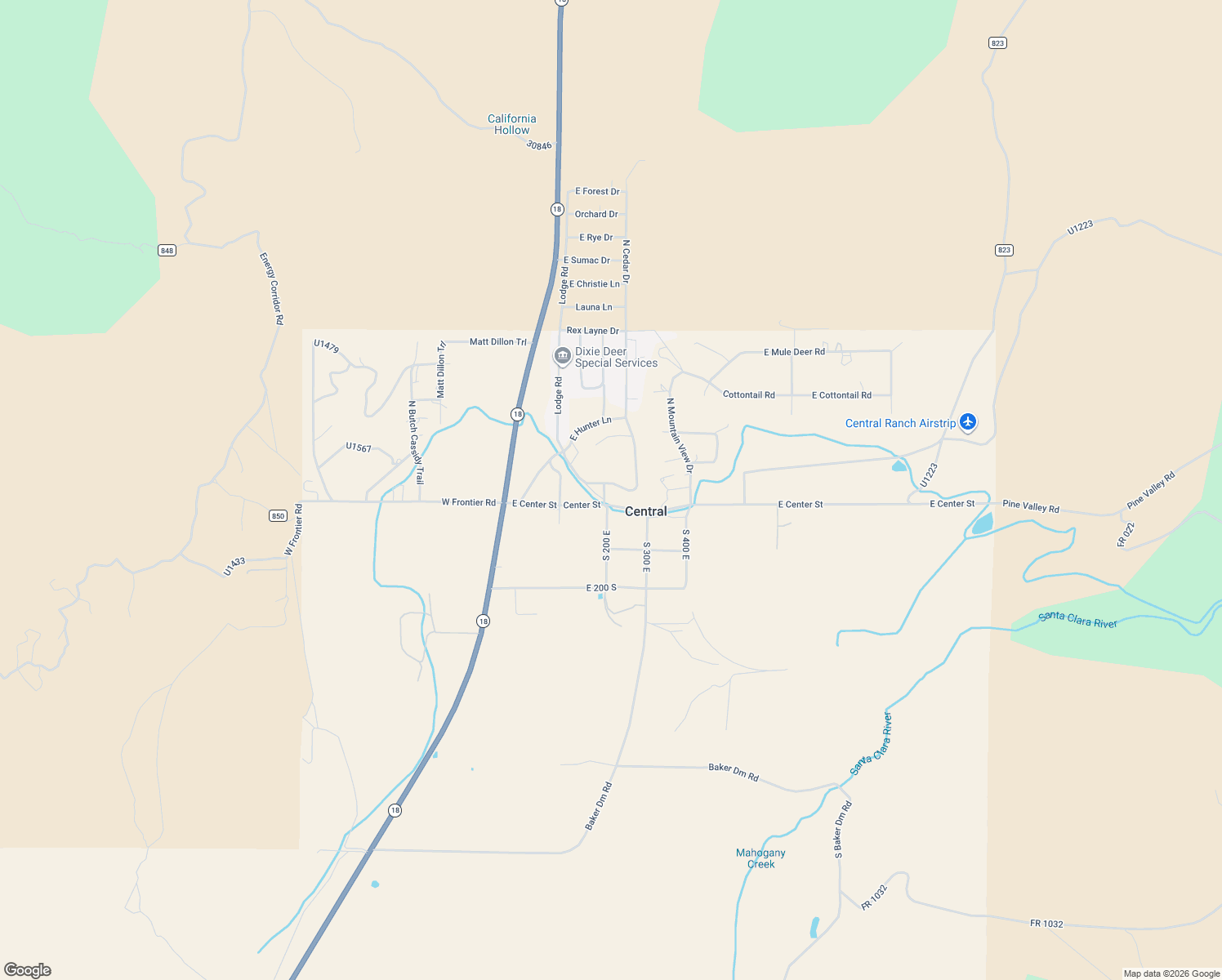 map of restaurants, bars, coffee shops, grocery stores, and more near 212 East Red Hill Road in Central