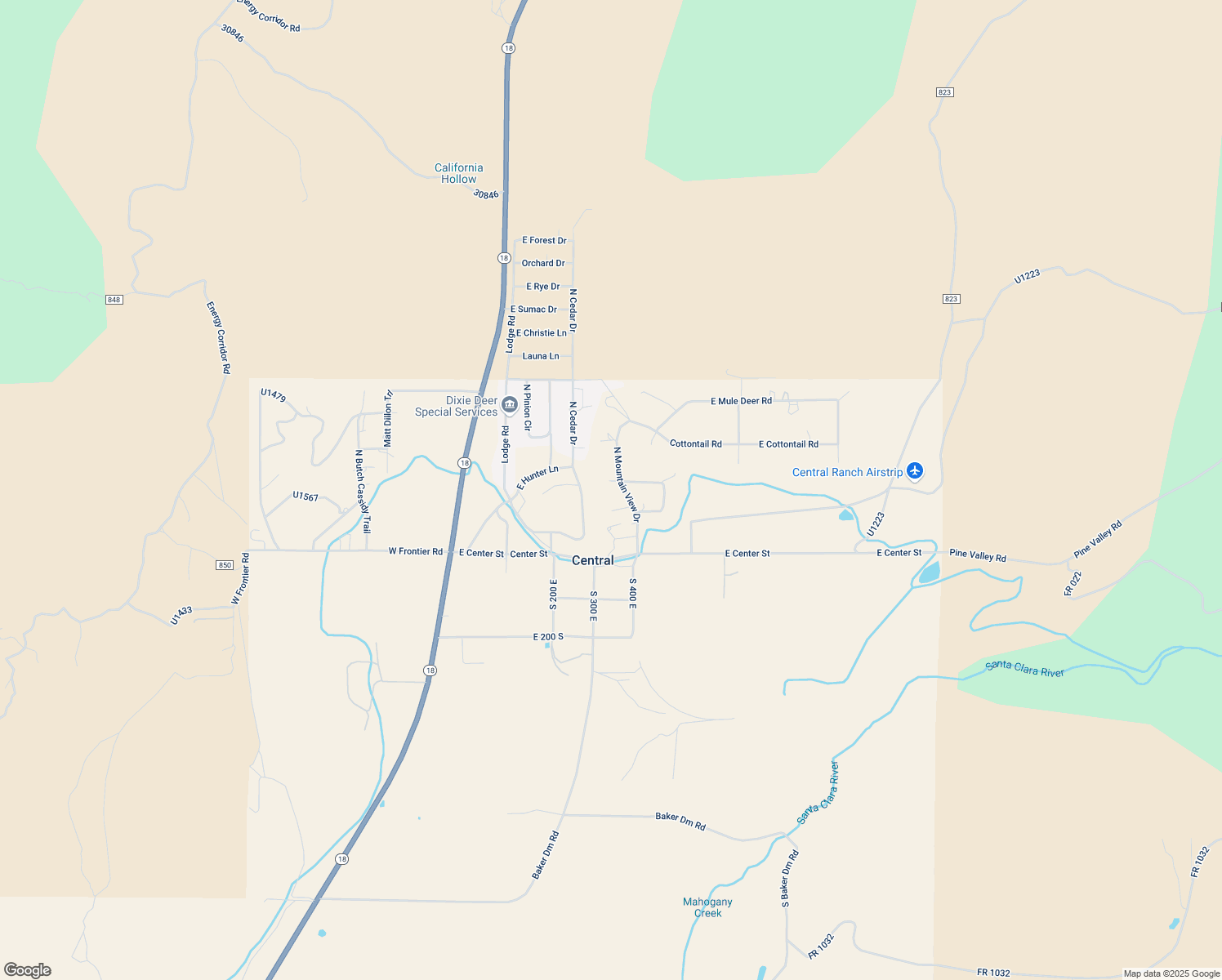 map of restaurants, bars, coffee shops, grocery stores, and more near 343 Hillcrest Circle in Central