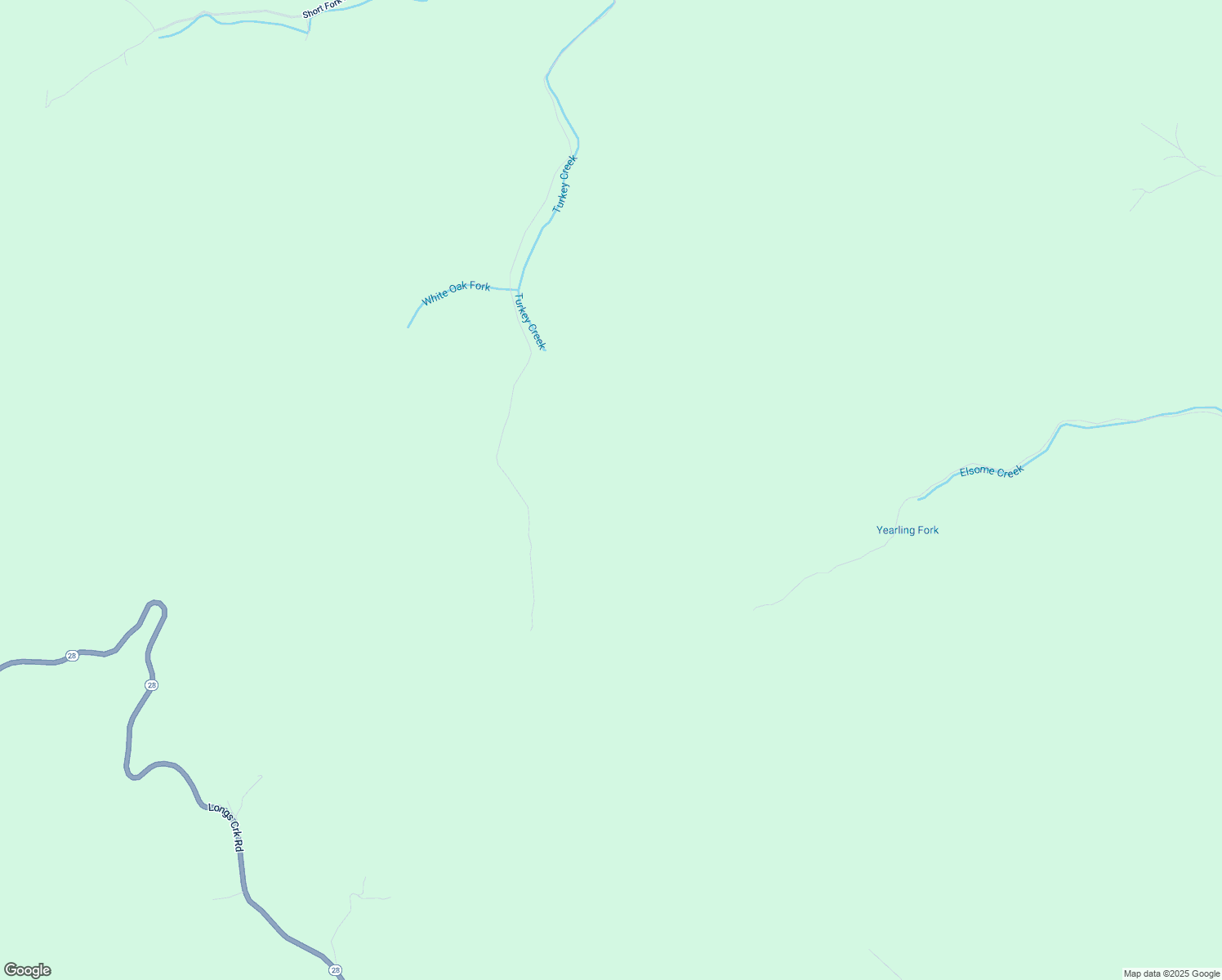 map of restaurants, bars, coffee shops, grocery stores, and more near 4376 Houston Road in Booneville
