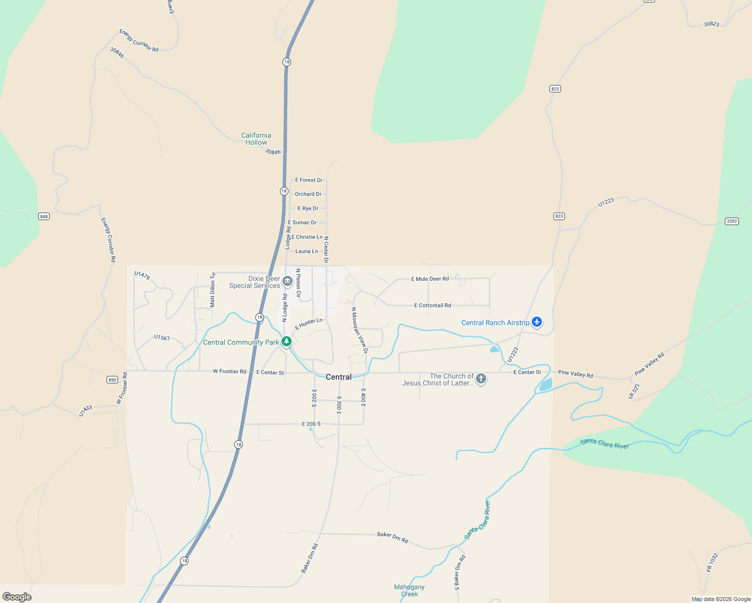 map of restaurants, bars, coffee shops, grocery stores, and more near 254 Cottontail Circle in Central