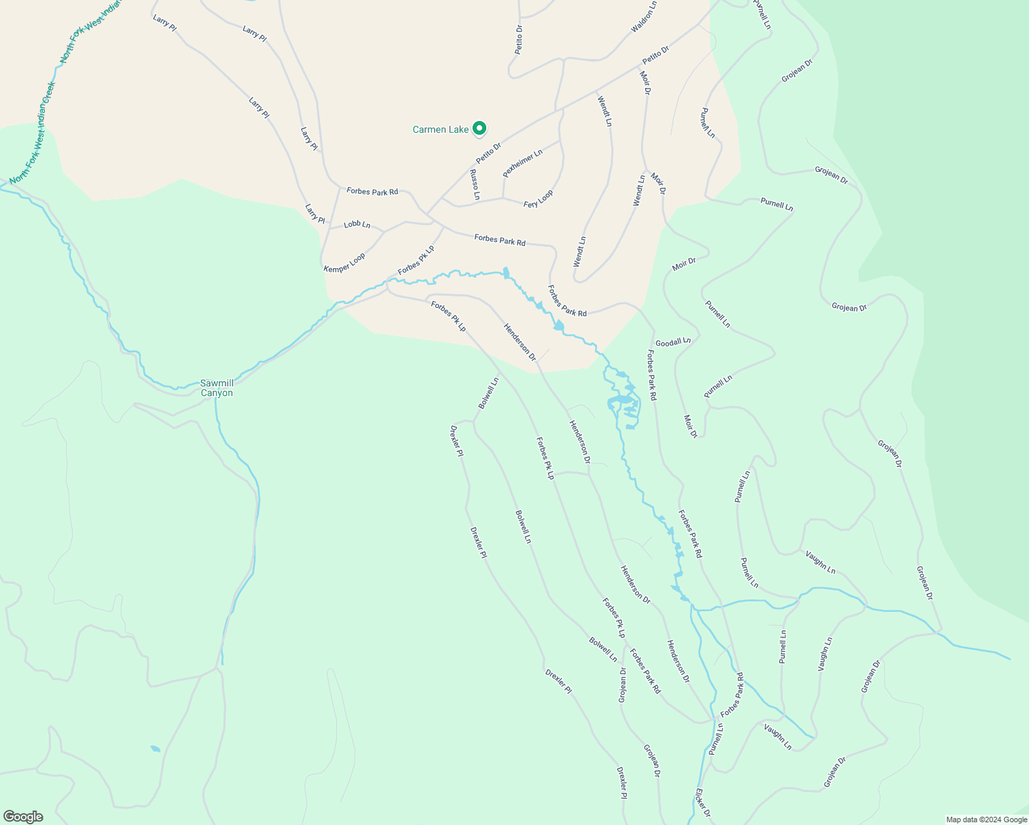 map of restaurants, bars, coffee shops, grocery stores, and more near 3035 Forbes Loop Road in Fort Garland