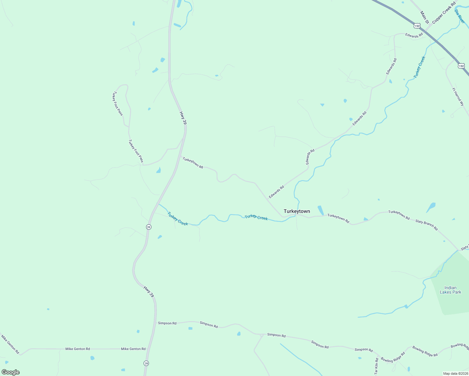 map of restaurants, bars, coffee shops, grocery stores, and more near 461 Turkeytown Road in Crab Orchard
