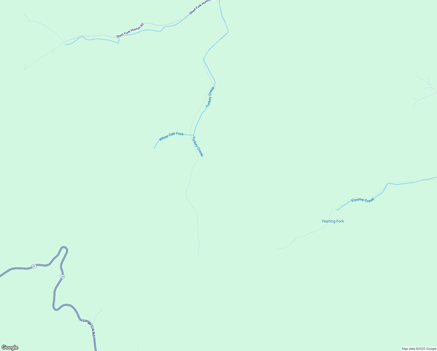 map of restaurants, bars, coffee shops, grocery stores, and more near Houston Road in Booneville