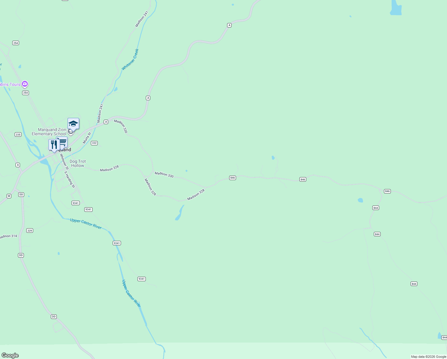 map of restaurants, bars, coffee shops, grocery stores, and more near 1628 Madison 328 in Marquand