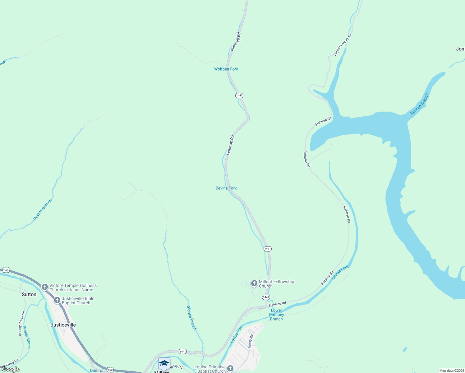map of restaurants, bars, coffee shops, grocery stores, and more near 600 Lower Pompey Branch Road in Raccoon