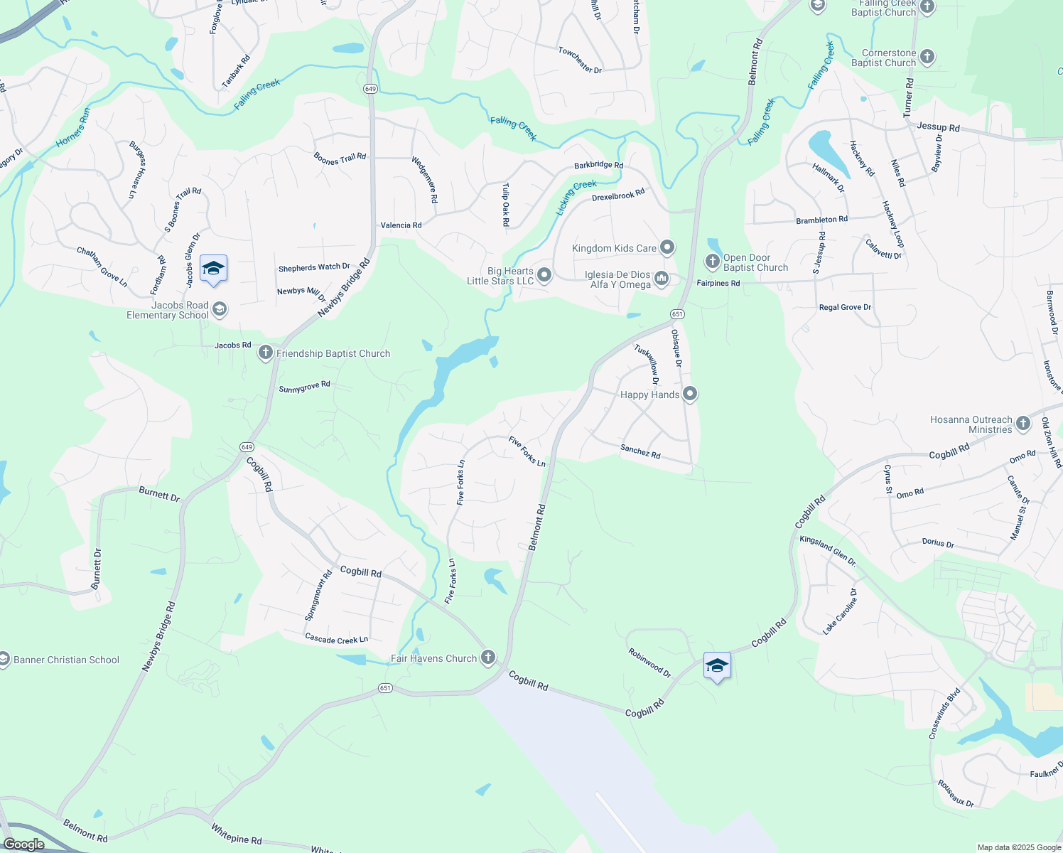 map of restaurants, bars, coffee shops, grocery stores, and more near 7601 Middlefield Court in Chesterfield