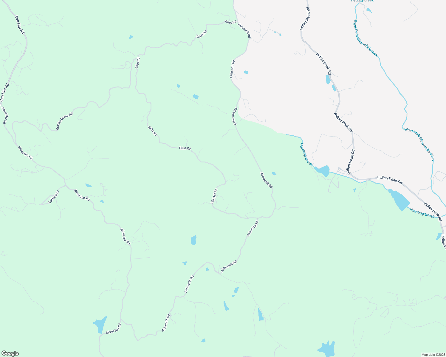 map of restaurants, bars, coffee shops, grocery stores, and more near 4740 Grist Road in Mariposa