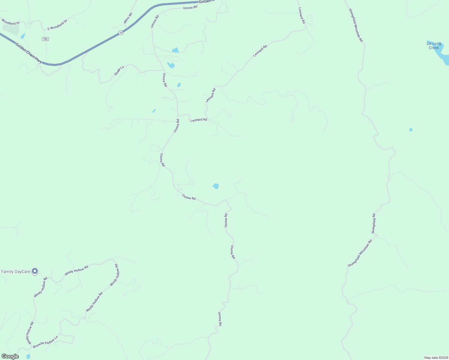 map of restaurants, bars, coffee shops, grocery stores, and more near 4532 Usona Road in Mariposa