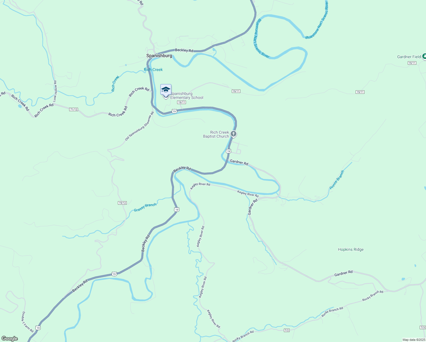 map of restaurants, bars, coffee shops, grocery stores, and more near 7325 Beckley Road in Princeton