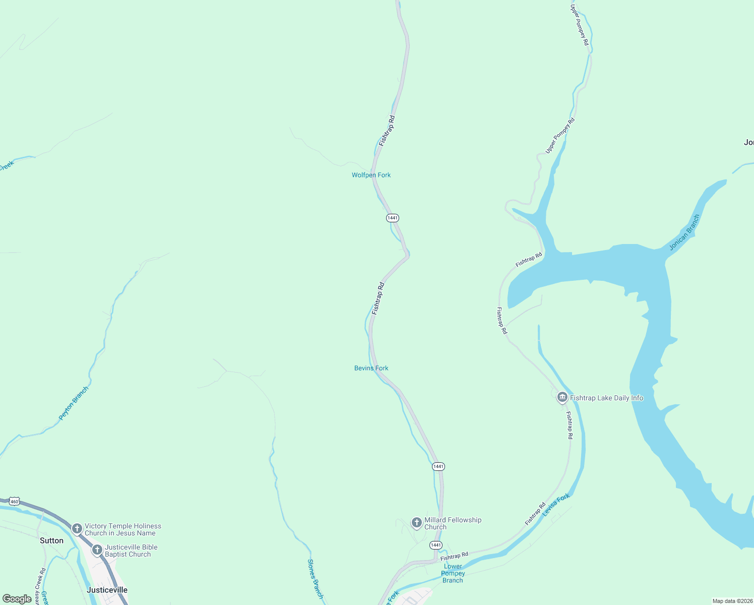 map of restaurants, bars, coffee shops, grocery stores, and more near Kentucky 1441 in Shelbiana