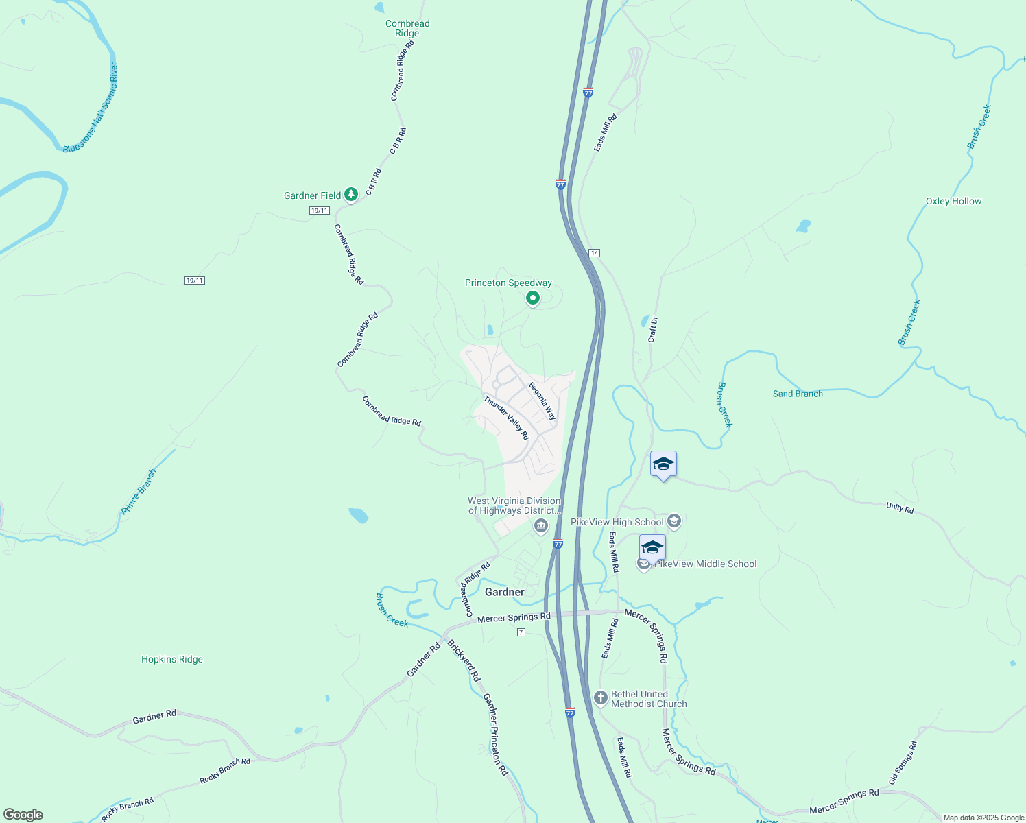map of restaurants, bars, coffee shops, grocery stores, and more near 190 Dusty Miller Road in Princeton
