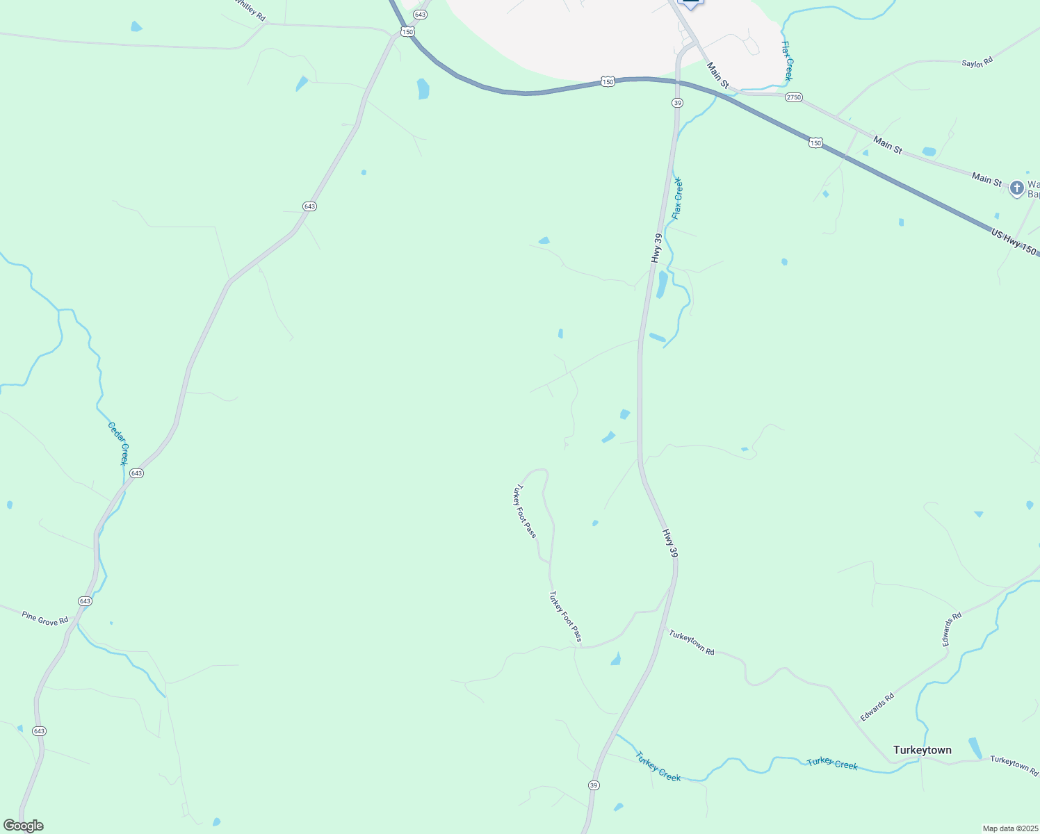 map of restaurants, bars, coffee shops, grocery stores, and more near in Crab Orchard