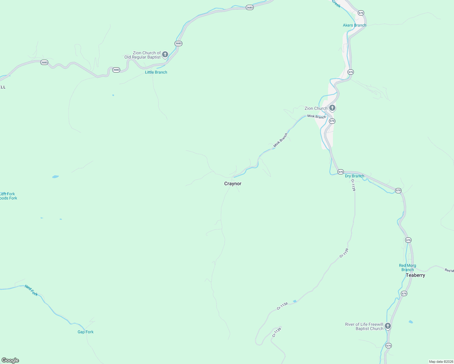 map of restaurants, bars, coffee shops, grocery stores, and more near in Craynor