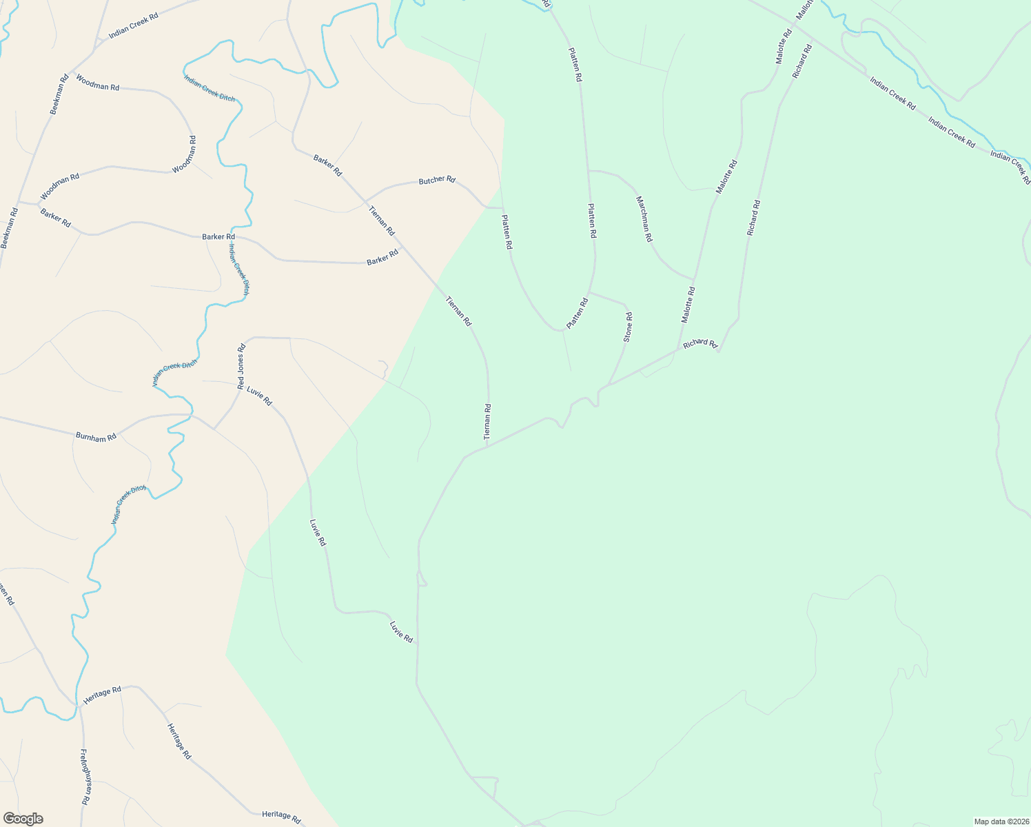 map of restaurants, bars, coffee shops, grocery stores, and more near 7893 Tiernan Road in Fort Garland