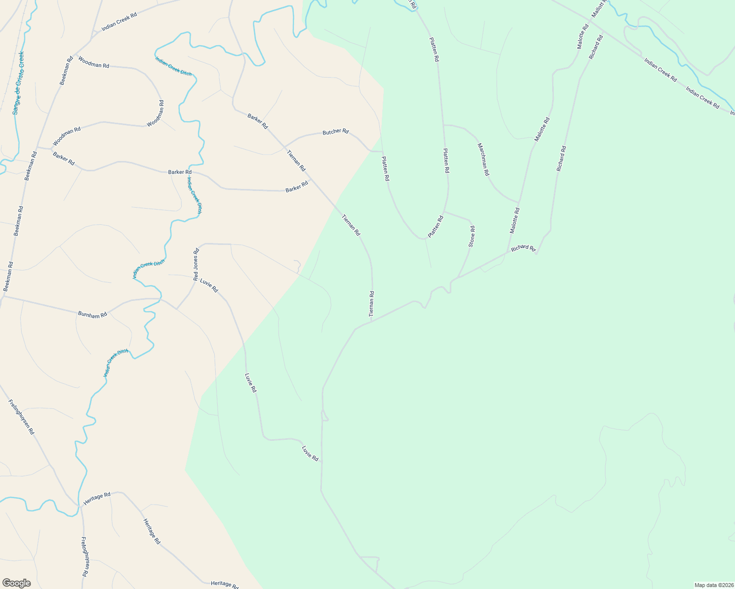 map of restaurants, bars, coffee shops, grocery stores, and more near in Sangre de Cristo Ranches